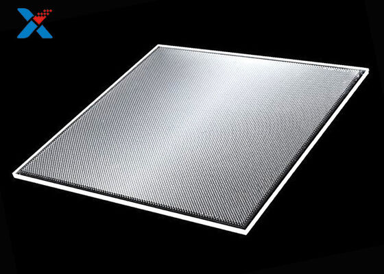 LED 라이트 가장자리 밝혀지는 아크릴 시트는 비산 방향을 안내합니다