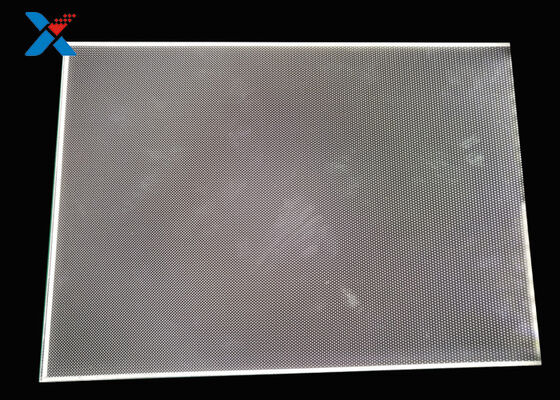 명백한 방풍 유리는 아크릴 광 가이드 패널 레이저 도트 UV 프린팅을 던졌습니다