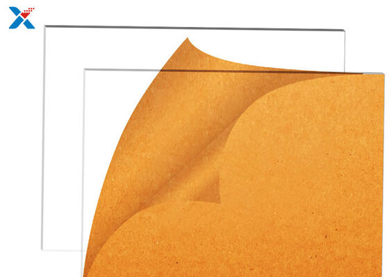 두 번 닦은 선명한 아크릴 시트 투명한 아크릴 물질