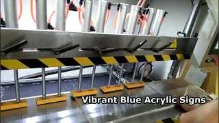 멋진 표지판을 위한 파란색 아크릴 시트